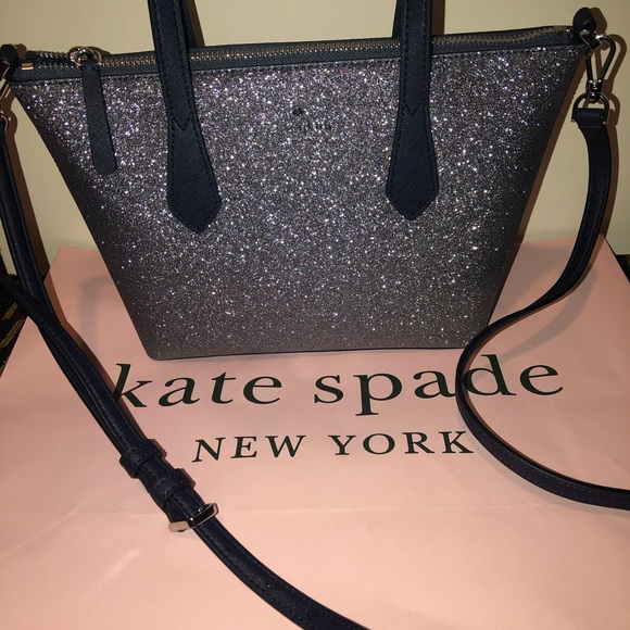 🧞‍♂️ Kate spade glitter crossbody satchel - Picture 3 of 5